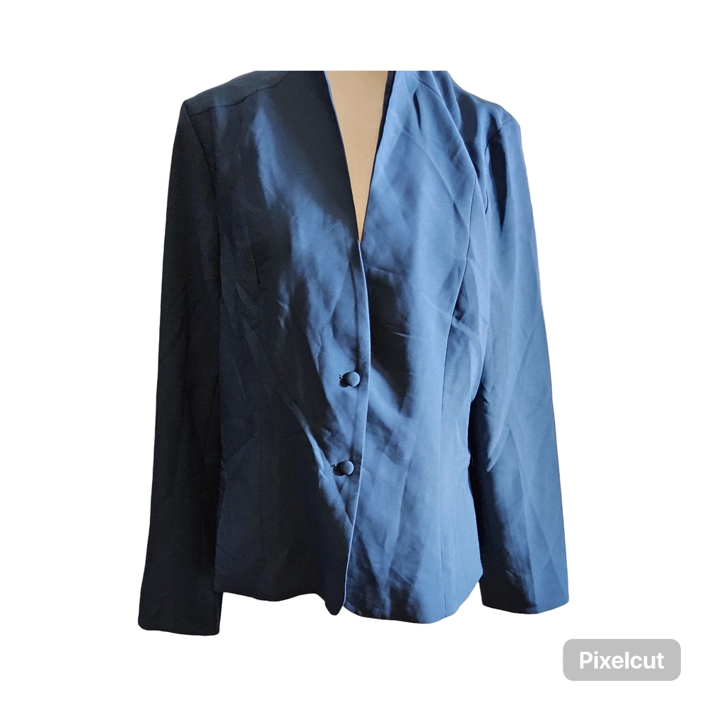 NWOT Size Large Allegra K Women's Blue Blazer Jacket